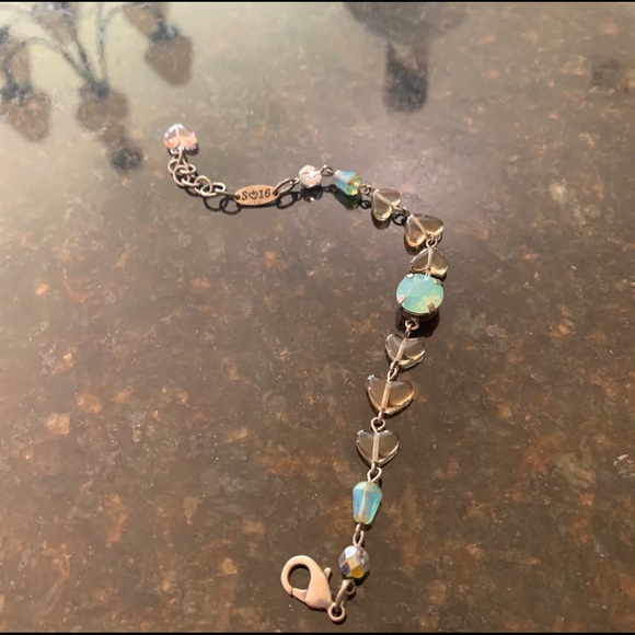 Sabika pacific opal heart bracelet - Picture 1 of 1